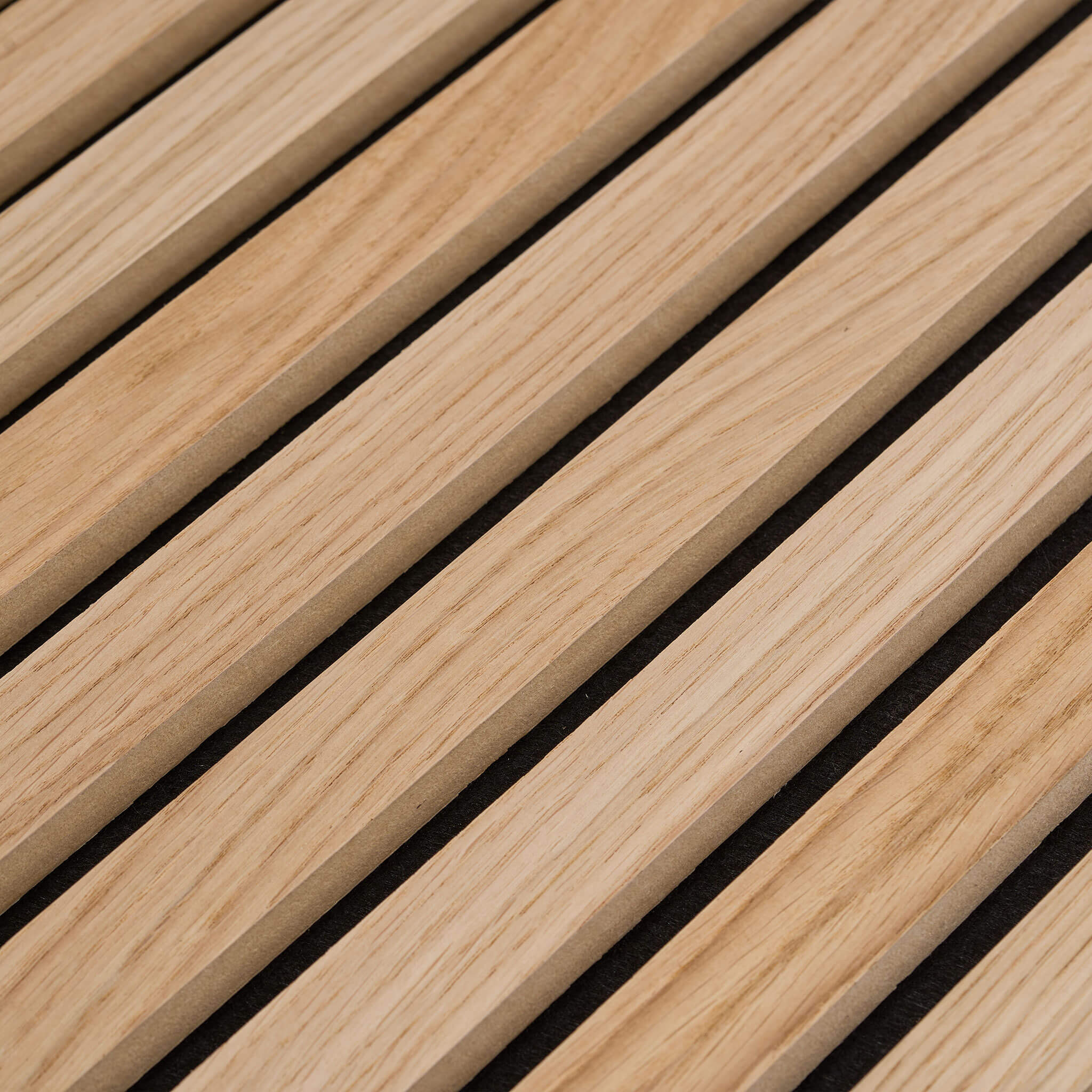 Panneau acoustique Walleu 60 x 60 cm | Chêne Naturel Feutre Noir