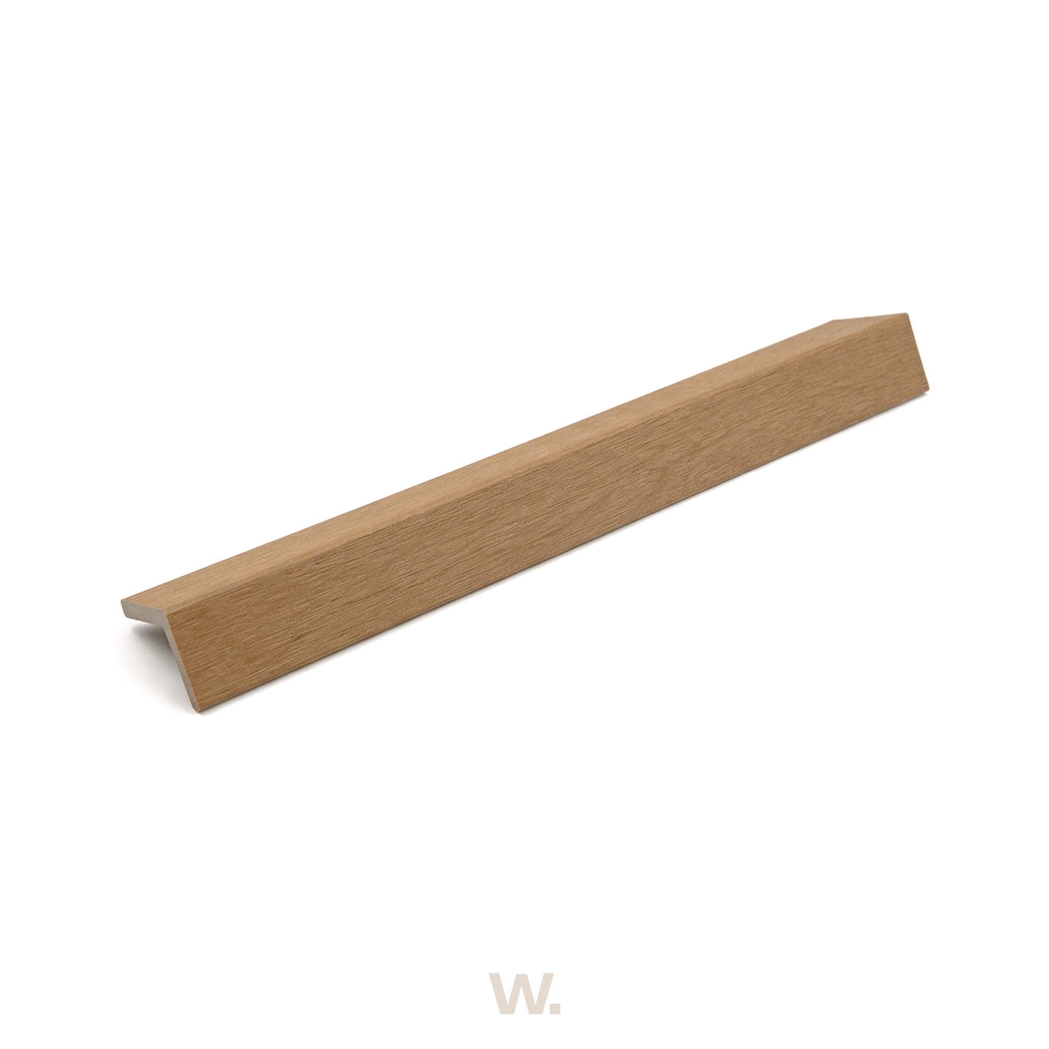 Profilé de Finition WPC | 6 x 4 x 290cm (Lot de 2) | Chêne