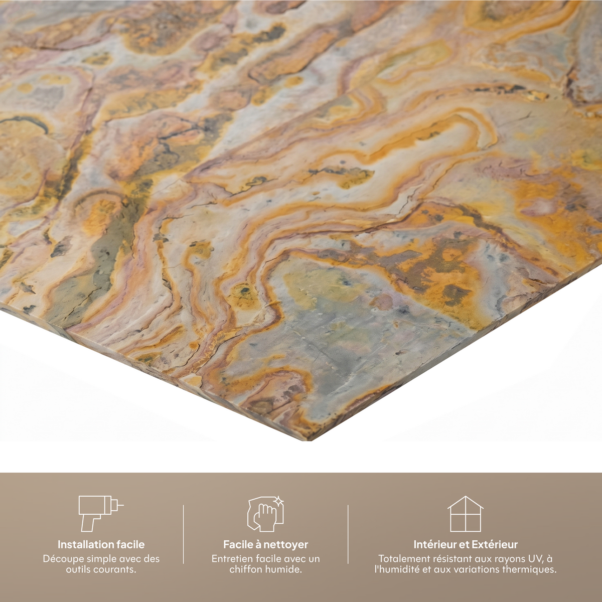 Installation facile, entretien facile, intérieur et extérieur #lang:fr