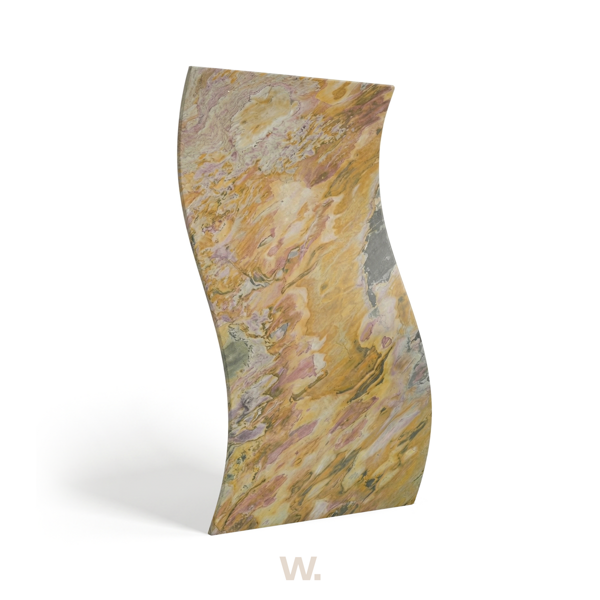 Folha flexível de pedra natural Petra Flex — Makrana Translúcido