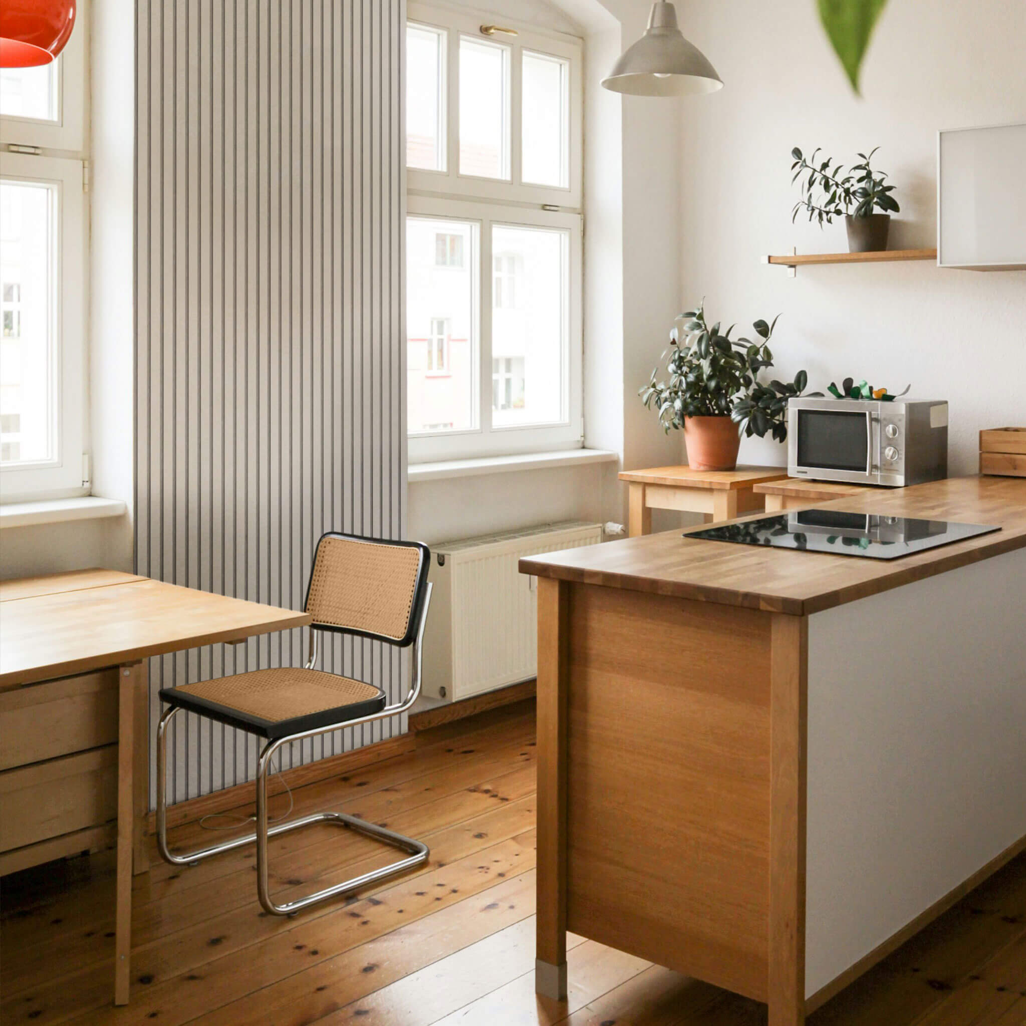 Panneau acoustique Walleu 240 x 60 cm | Blanc