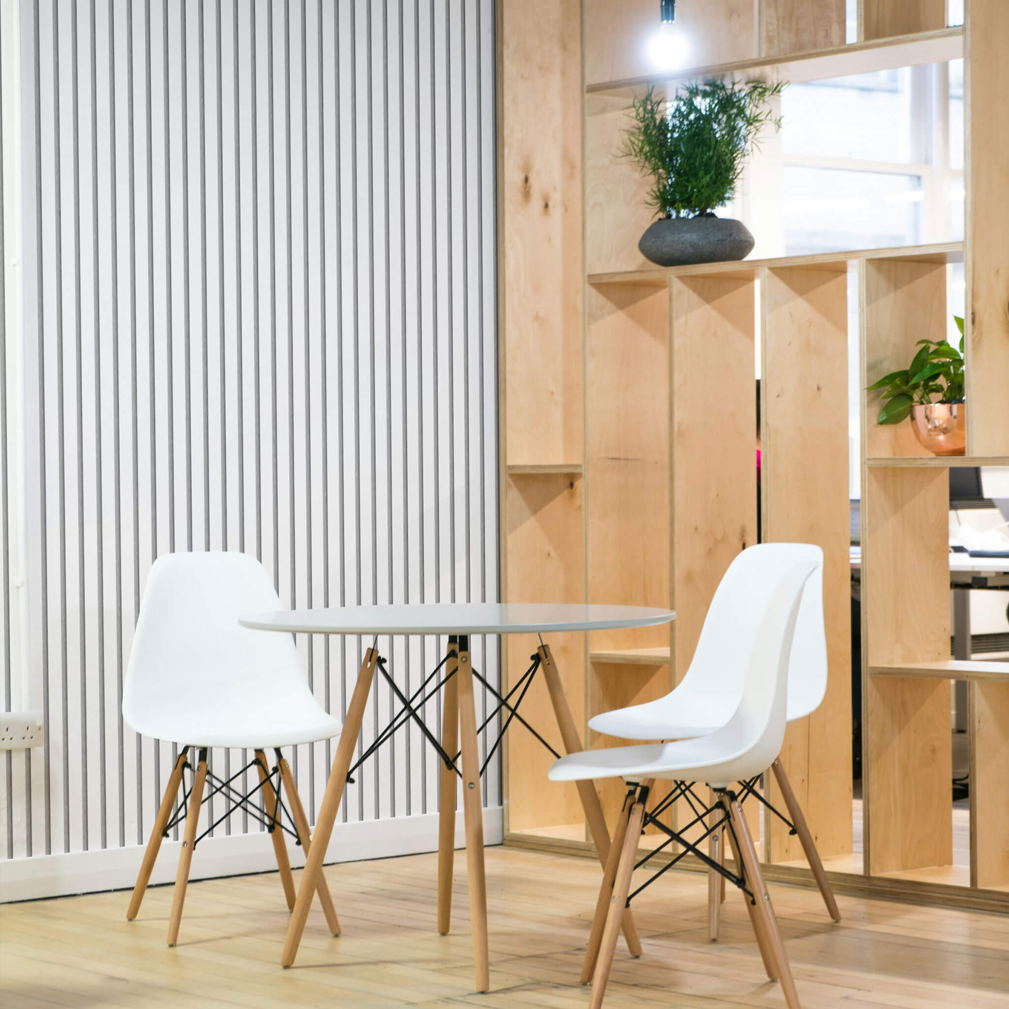 Panneau acoustique Walleu 240 x 60 cm | Blanc