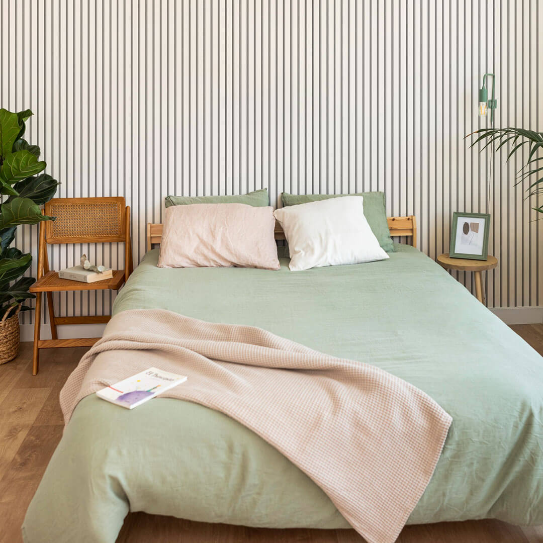 Panneau acoustique Walleu 240 x 60 cm | Blanc