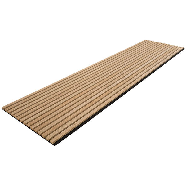 Panneau acoustique Walleu 240 x 60 cm | Chêne Naturel Feutre Noir