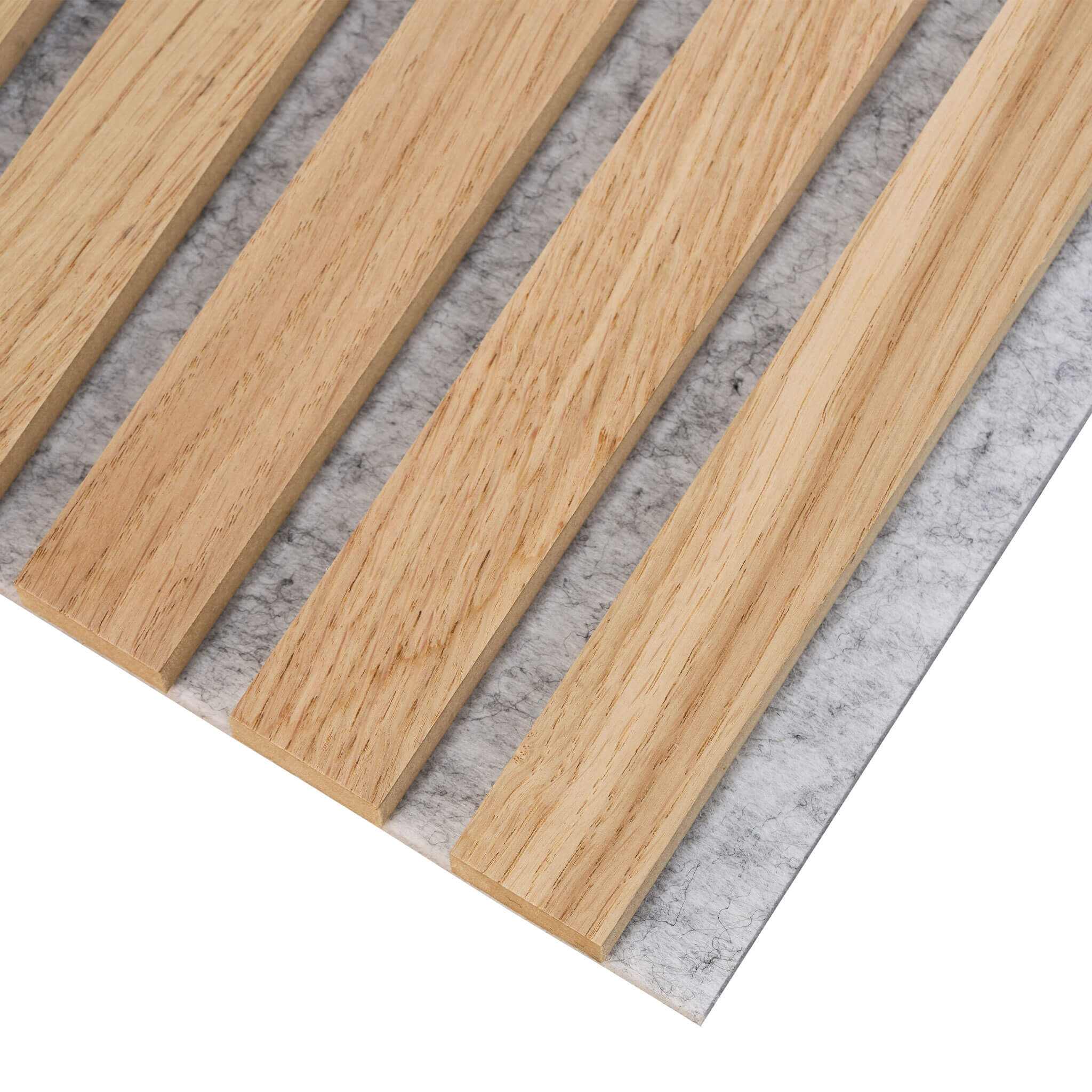 Panneau acoustique Walleu 60 x 60 cm | Feutre Gris Chêne Naturel