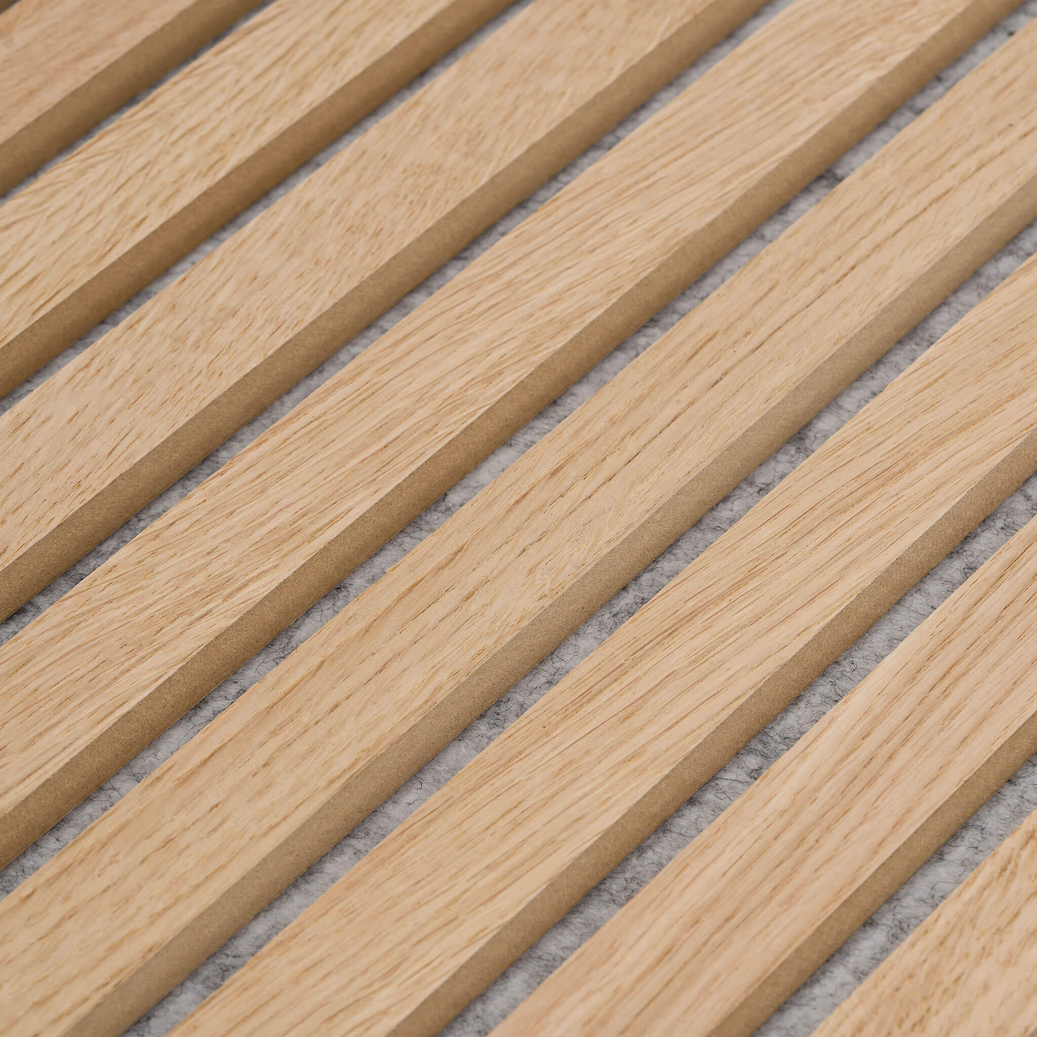Panneau acoustique Walleu 60 x 60 cm | Feutre Gris Chêne Naturel