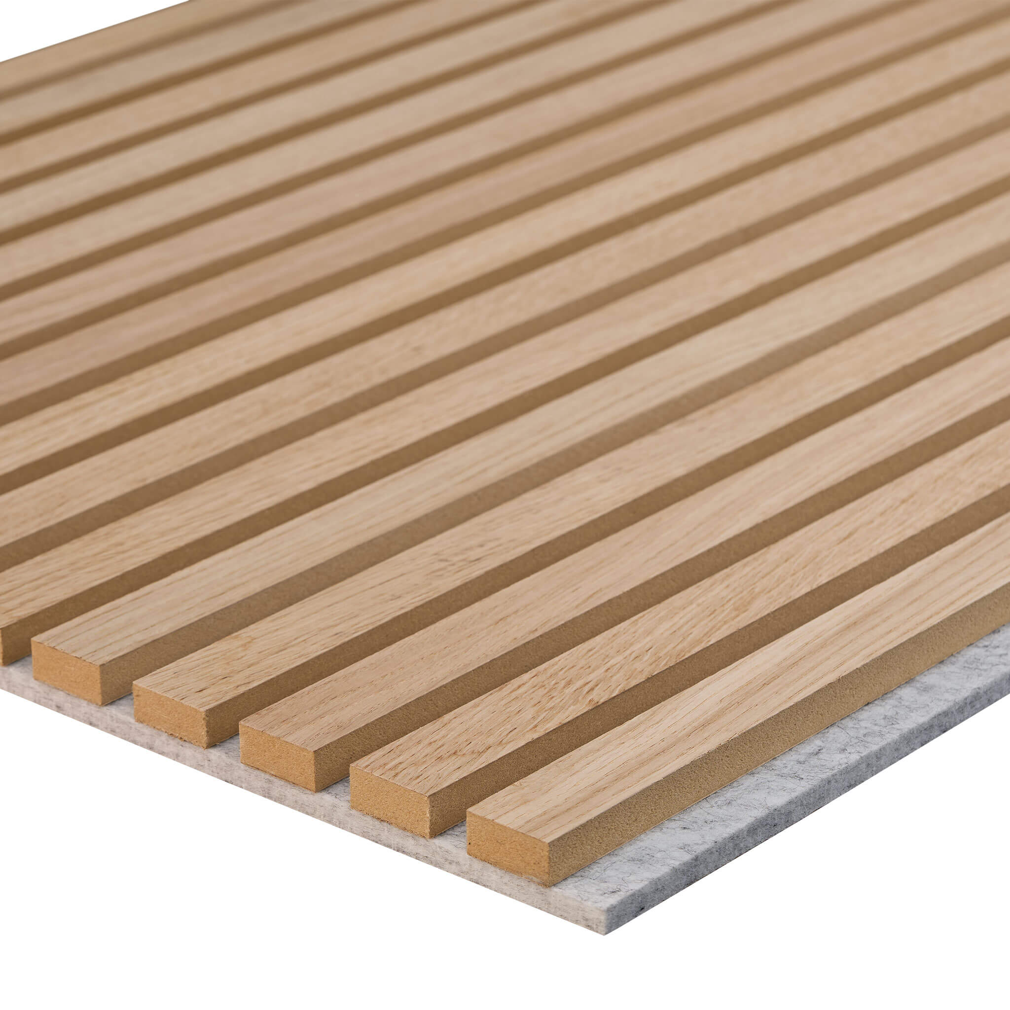 Panneau acoustique Walleu 60 x 60 cm | Feutre Gris Chêne Naturel