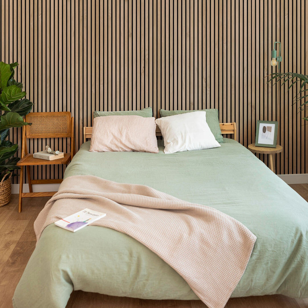 Panneau acoustique Walleu 240 x 60 cm | Chêne Rustique