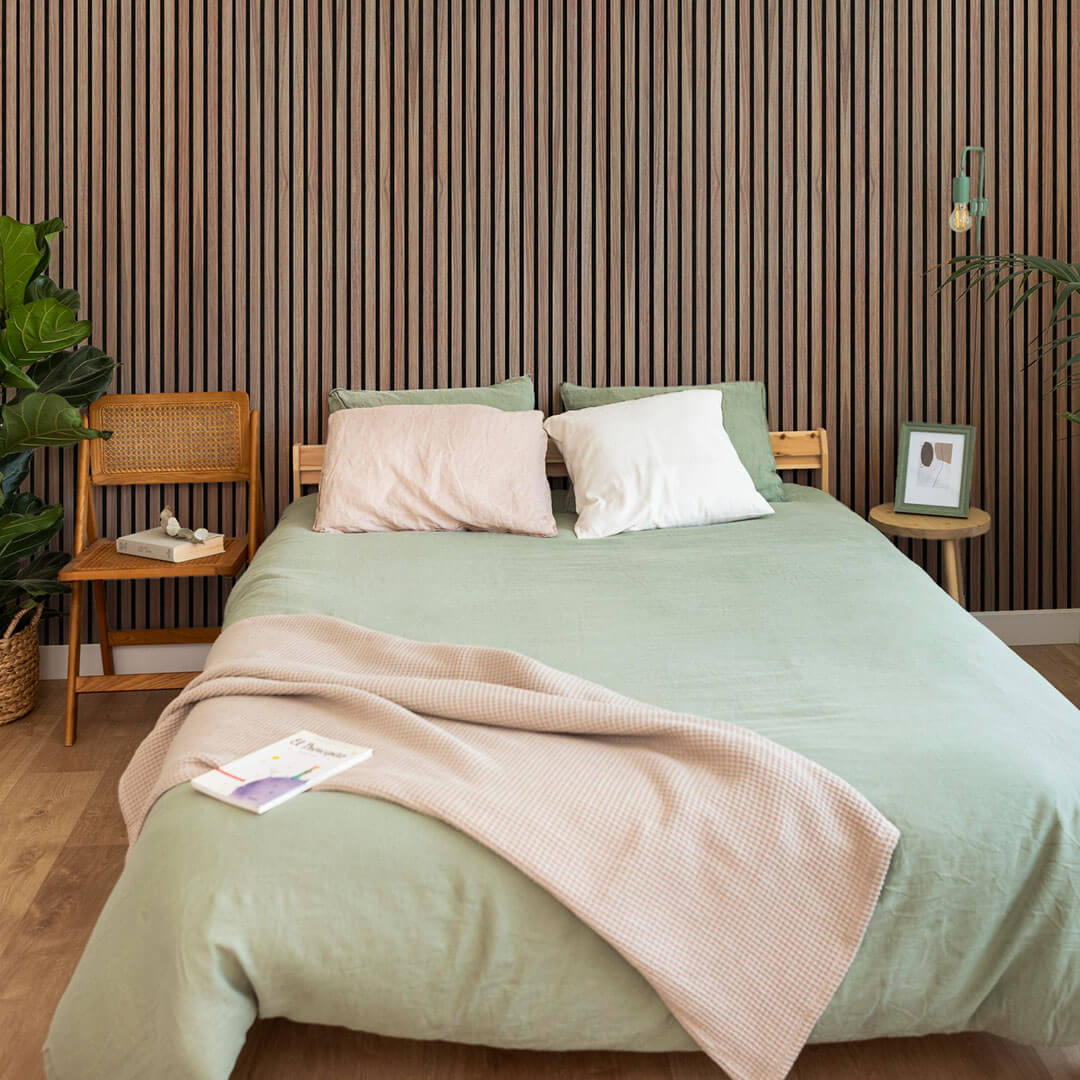 Panneau acoustique Walleu 240 x 60 cm | Noyer