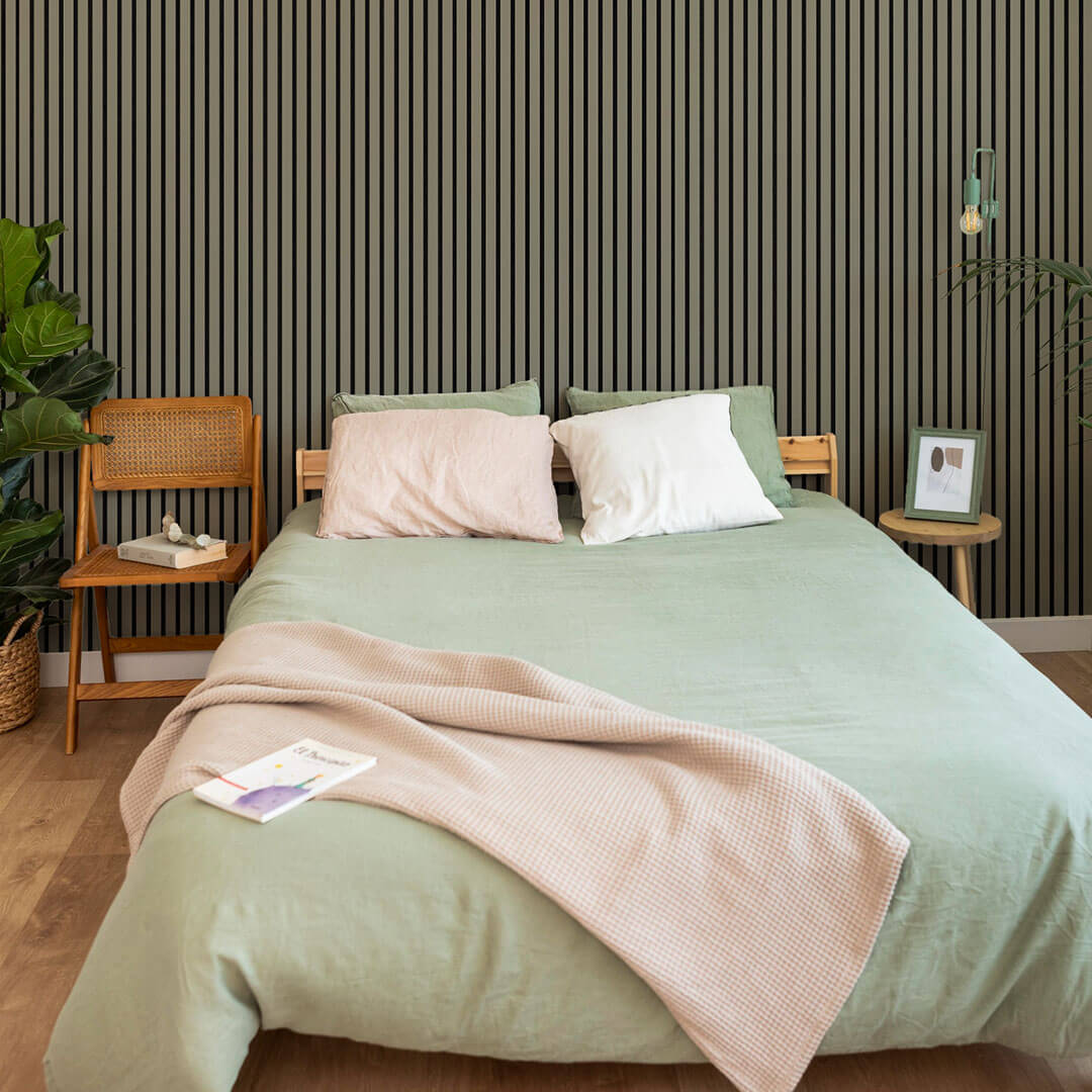 Panneau acoustique Walleu 240 x 60 cm | Olive