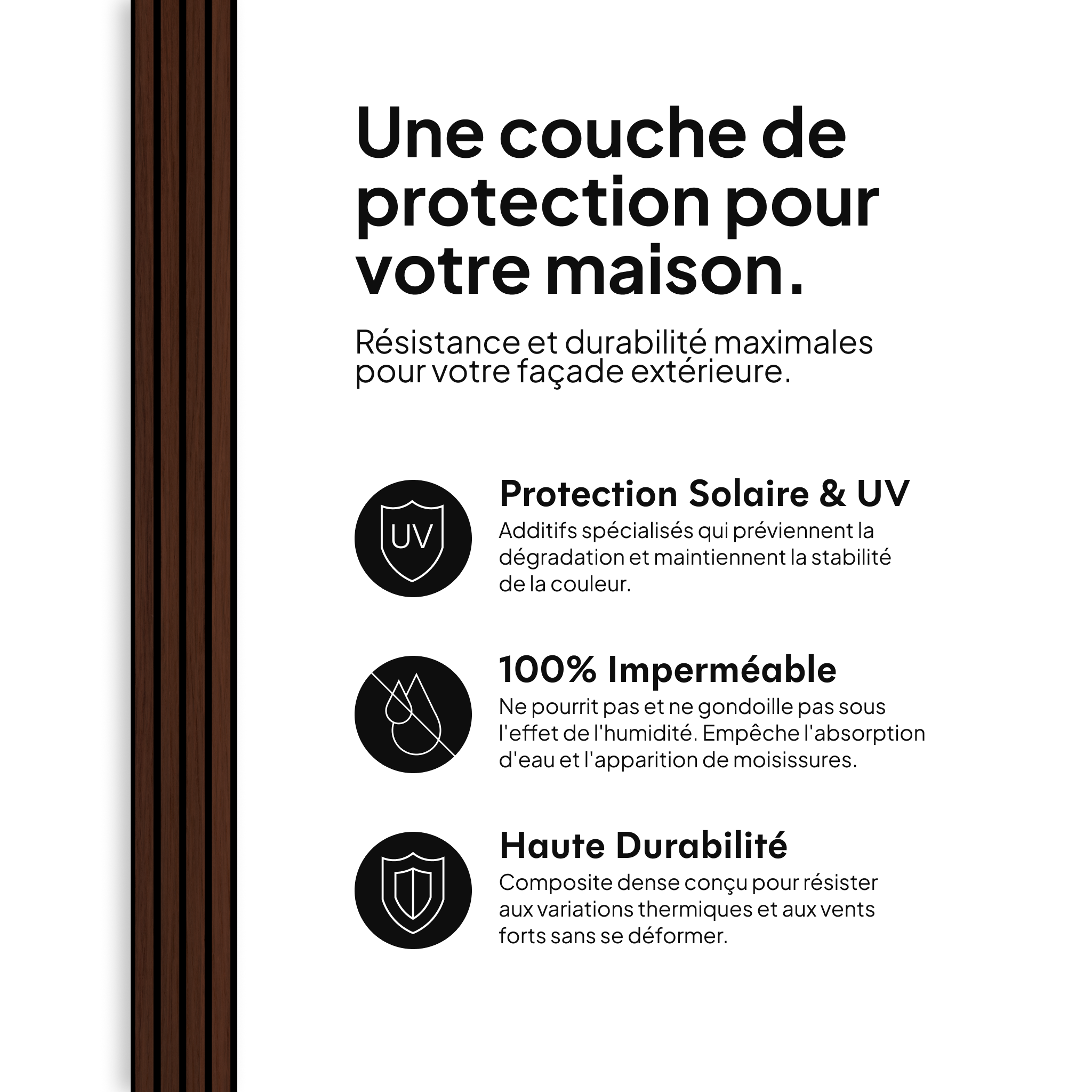 Protection solaire & UV, 100 % imperméable et haute durabilité #lang:fr